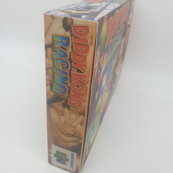 DIDDY KONG NINTENDO N64 REPLACEMENT BOX INCLUDES INSERT + CLEAR CASE - Picture 4 of 8